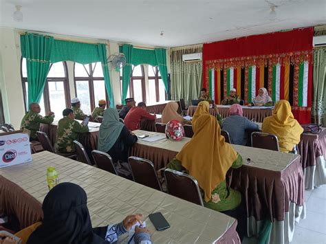 Matangkan Persiapan Kompetisi Sains Madrasah Kankemenag Aceh Singkil