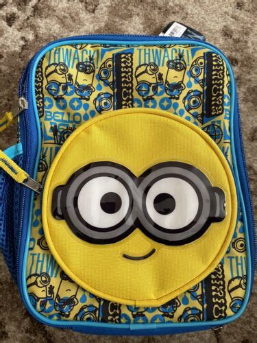 Minion The Rise Of Gru Childrens Lunch Tote Box Bag New With Tags New