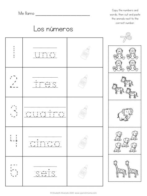 Numbers In Spanish Worksheets And How To Count 1 1000 Beginner