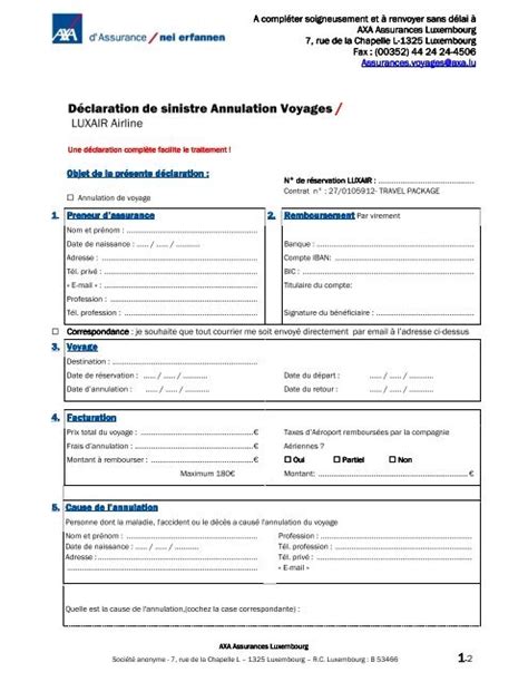 PDF ASSURANCE ANNULATION DE VOYAGE PDF Télécharger Download