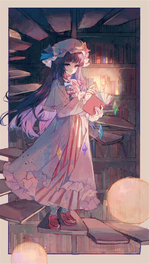 Patchouli Knowledge Touhou Mobile Wallpaper By Matchach 3680207