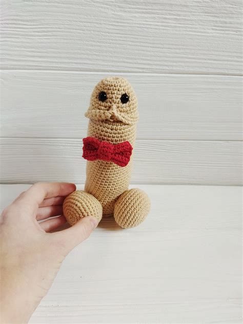 Crochet Penis Custom Dildo Personalized T Prank Present Etsy