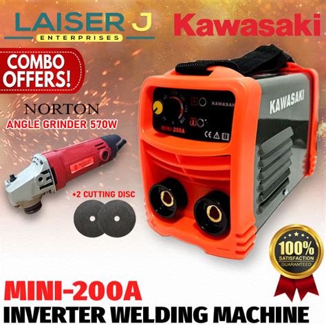 Kawasaki Inverter Mini Welding Machine 200amp Mini 200a With Norton