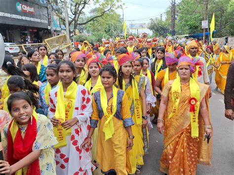 A Grand Procession Was Taken Out On The Birth Anniversary Of Karma Mata