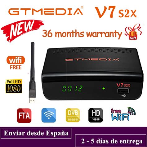 Fta P Gtmedia V S X Dvb S Satellite Receiver With Usb Wifi