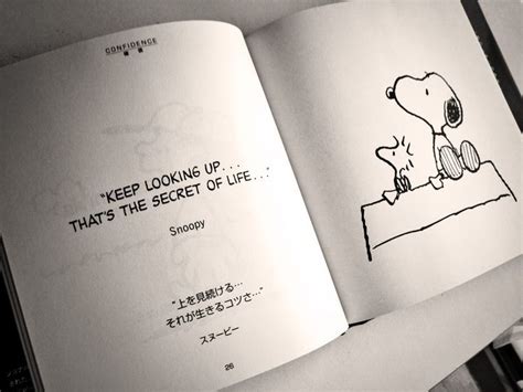 Keep Looking Up Thats The Secret Of Life Book PEANUTS Snoopy