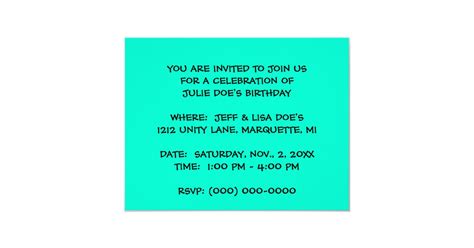 PLEASE JOIN US FOR A BIRTHDAY PARTY INVITATION | Zazzle