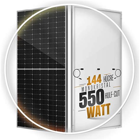 Sistem Solar Güneş Paneli Half Cut 550 Watt Monokristal Perc Fiyatı