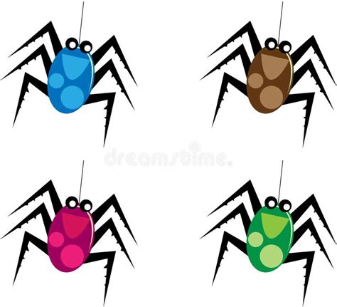 Cartoon Spider Clip Art Stock Illustration Illustration Of Elements