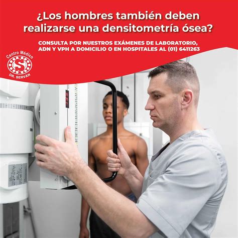 Los Hombres Tambi N Deben Realizarse Una Densitometr A Sea Centro