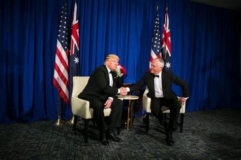 Decoding The Trump Turnbull Handshake The New York Times