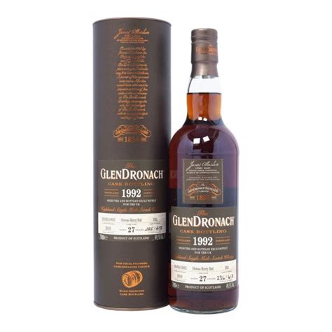 Glendronach Year Old Cask Oloroso Sherry Uk Exclusive