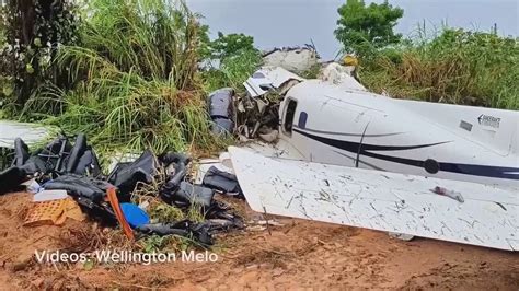 Scene Footage Of Small Plane Crash In Brazil That Killed All 14 On