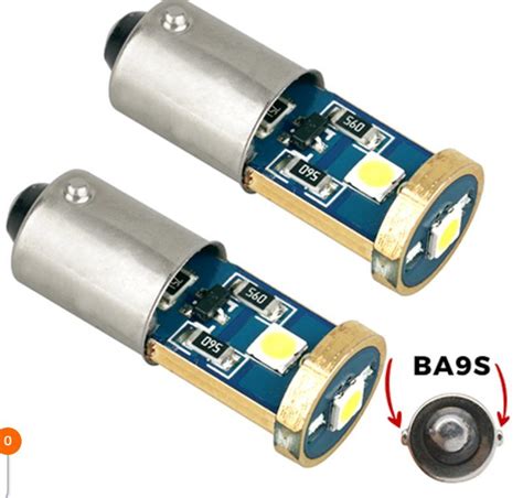 LED Ba9s 3 SMD 3030 Car Light T4w Automobiles Wedge Marker Lamp LED