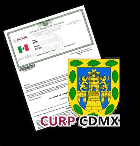 Curp Cdmx Donde Tramitar Corregir E Imprimir Tu Curp