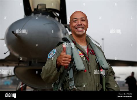 U S Air Force Maj Keith Brown An F 16 Fighting Falcon Pilot From The