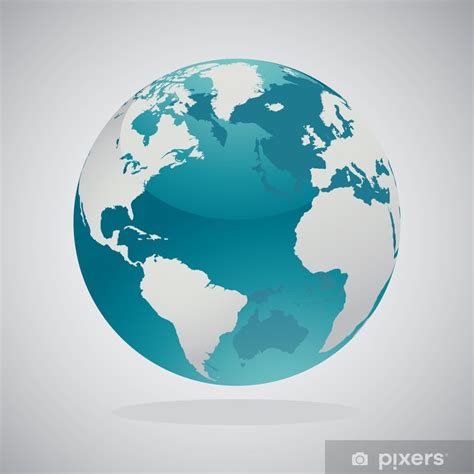 Poster World Globe Maps Pixersuk