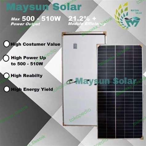 Jual Solar Panel 500wp Mono Crystalline Panel Surya 500wp 510wp 520wp Hq A Jakarta Utara