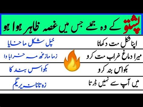 Pashto Speaking Practice Learn Pashto In Urdu Daily Use Pashto