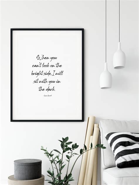 Alice in Wonderland Print Lewis Carroll Quotes When You - Etsy