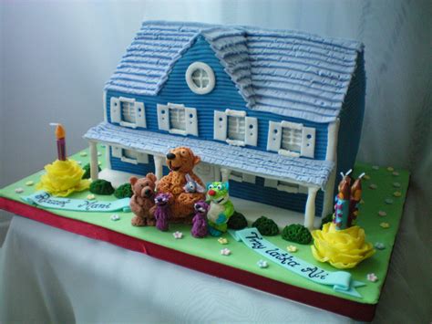 " Bear in the big blue house " cake | Big blue house, Blue house, House ...