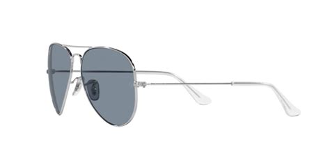 Buy Ray Ban Silver Sunglasses Pilot Blue Lens Online