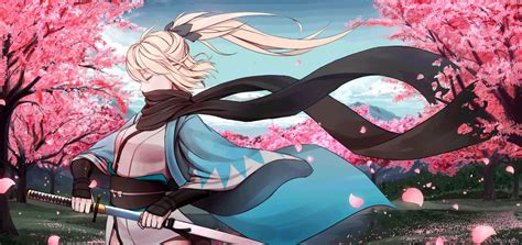 Fate Series Fate Grand Order Okita Souji P Wallpaper Hdwallpaper