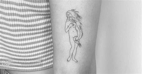 The Birth Of Venus By Boticelli Tattooed On The