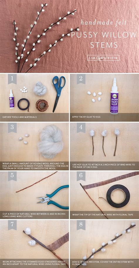 Pussy Willow Stem Photo Tutorial Lia Griffith