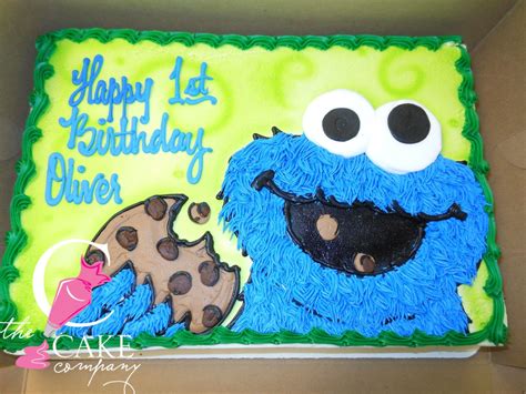 Cookie Monster Sheet Cake