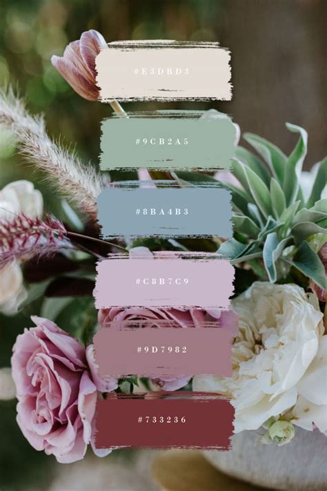 Dusty Rose Wedding Color Palette