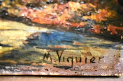 Tableau Huile Bord De Mer Anim Bateaux Cole Fran Aise Sign Xx Me Eur