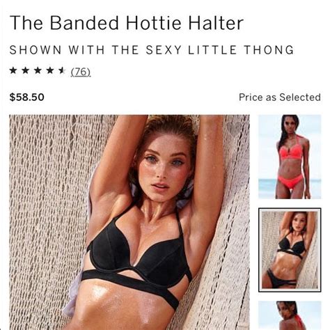 Victorias Secret Banded Hottie Halter Hotties Sexy Victoria Secret