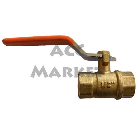 Jual Stop Keran Air Ball Valve 0 5 Inch Drat Dalam Kuningan Soligen