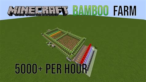 Minecraft Bamboo Farm Tutorial 5000 HOUR Xisumavoid S Bamboo Farm