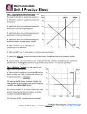 Macro Unit Practice Sheet Pdf Macroeconomics Unit Practice Sheet