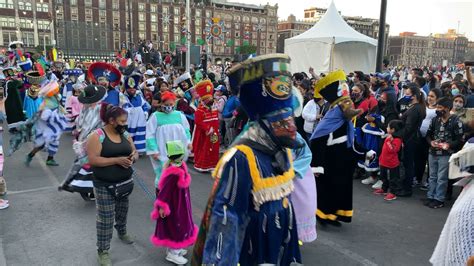 Primer Gran Desfile De Huehuenches Y Chinelos En La Cdmx Youtube