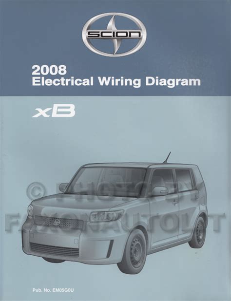 Scion Xb Wiring Diagram Manual Original