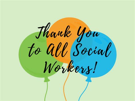 Thanks For Celebrating Social Work Month With The Bosw