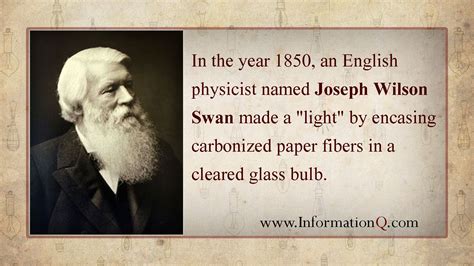 Joseph Wilson Swan Light Bulb