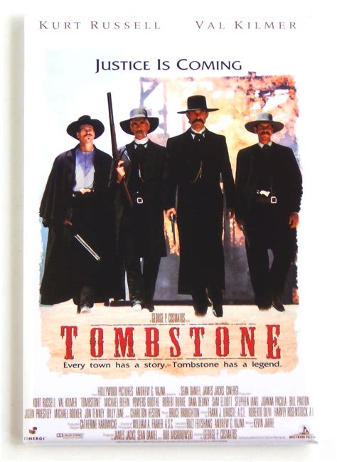 Tombstone Movie Poster Fridge Magnet | Etsy