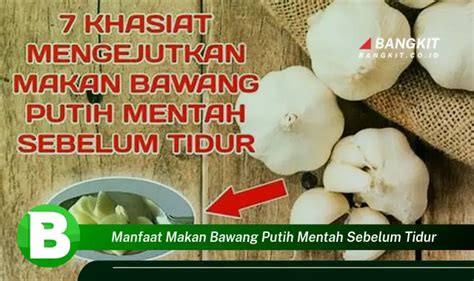 Temukan Manfaat Makan Bawang Putih Mentah Sebelum Tidur Yang Bikin Kamu