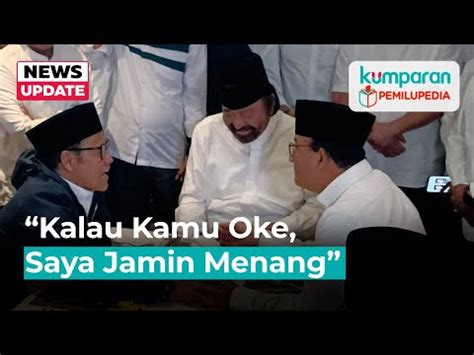 Berhasil Dilobi Surya Paloh Anies Cak Imin Deklarasi Capres Cawapres