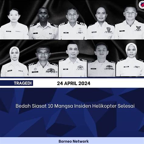 Bedah Siasat Mangsa Insiden Helikopter Selesai Borneo Network