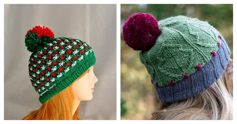 10+ Christmas Hat Knitting Patterns Free & Paid