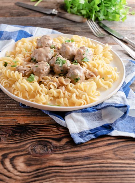 Swedish Meatballs Noodles