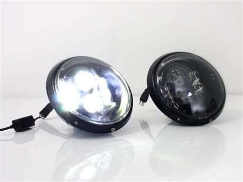 Headlamps With Built In Led Internals Rhd Clear Lens Porsche 911964