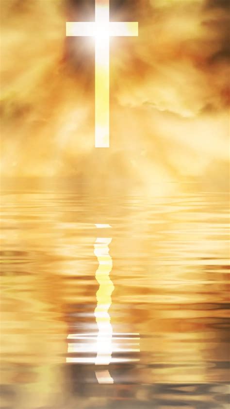 Lighting Cross Reflection On Water 4k Hd Jesus Wallpapers Hd