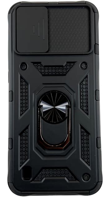 Чохол Camshield з кільцем-підставкою на ZTE Blade A5 (2020) чорний ...